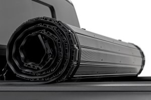 Ford F-350 Super Duty Hard Roll Up Cover - Rough Country - Low-Profile - Matte Black - '17-'24 Ford F-350 Super Duty Hard Roll Up Cover - Rough Country - Low-Profile - Matte Black - '17-'24